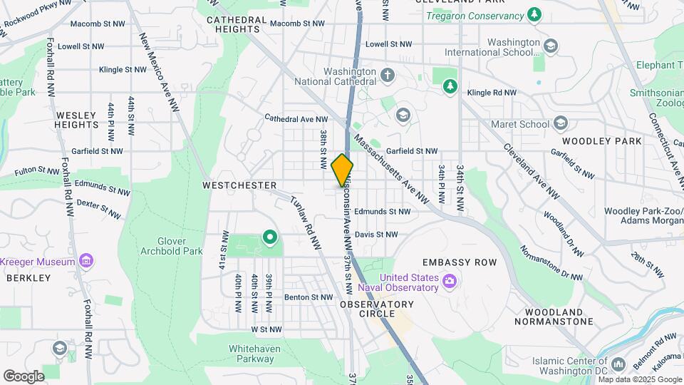 2716 Wisconsin Avenue, NW Map and Location Details
