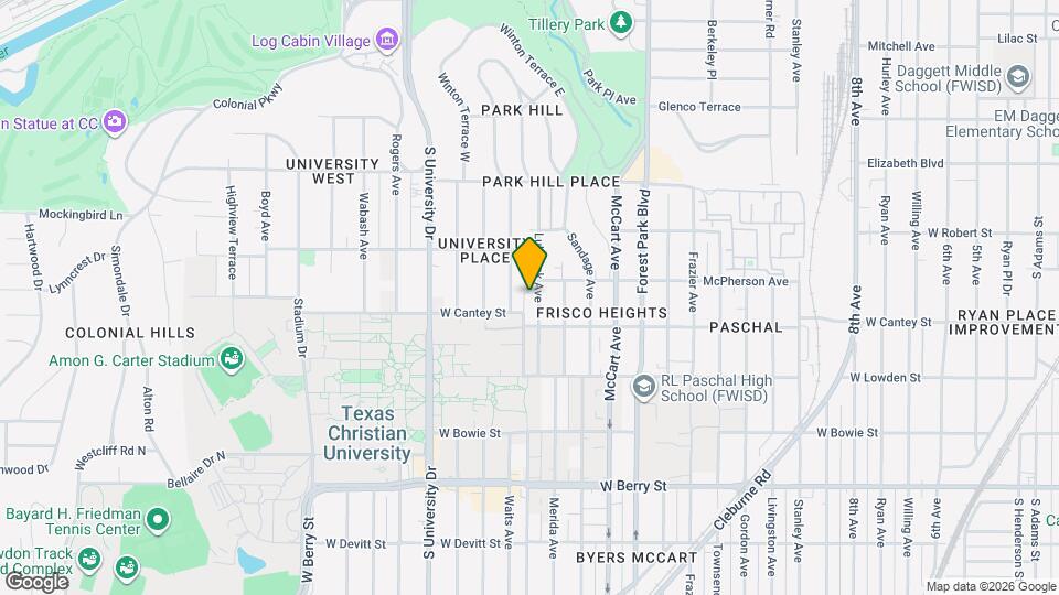 2712 Lubbock Ave Map and Location Details