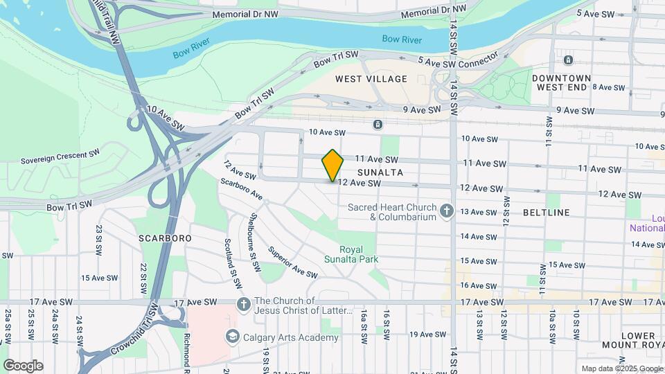 1805 12th Ave SW Map and Location Details