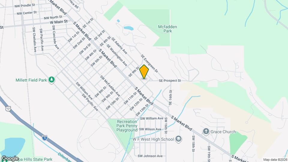 1060 SE Washington Ave Map and Location Details