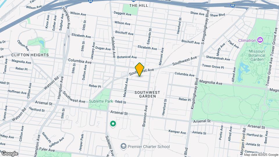 5341 Magnolia Ave Map and Location Details