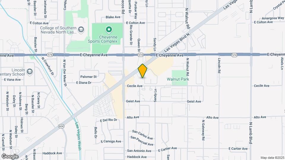 3174 Las Vegas Blvd N Map and Location Details