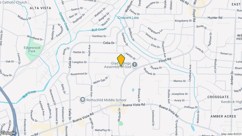 1339 Baker St Map and Location Details