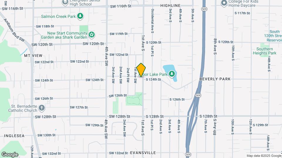 12409 1st Ave S Map and Location Details