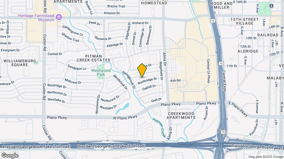 1409 Northridge Dr Mapa y Detalles de la Ubicación