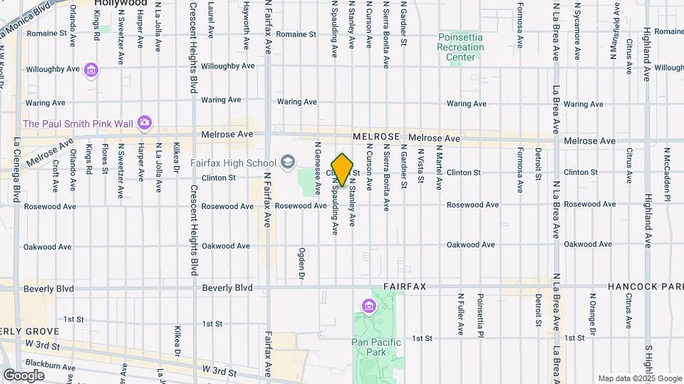 520 N Spaulding Ave Mapa y Detalles de la Ubicación
