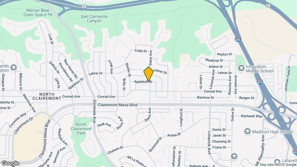 4793 Appleton St Map and Location Details