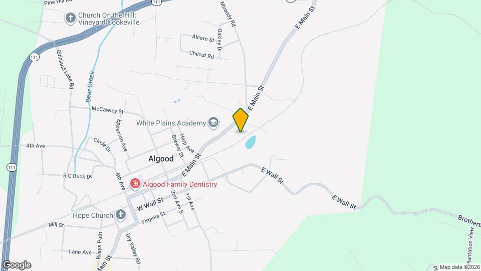 317 E Main St Map and Location Details