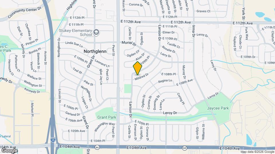 10841 Mildred Dr Map and Location Details
