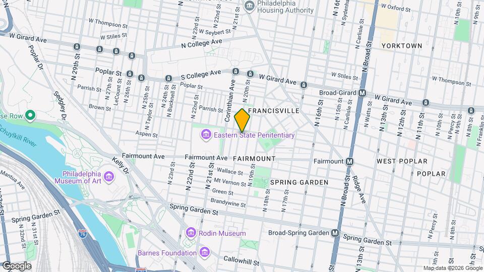 753 N 20th St, Unit 6 Map and Location Details