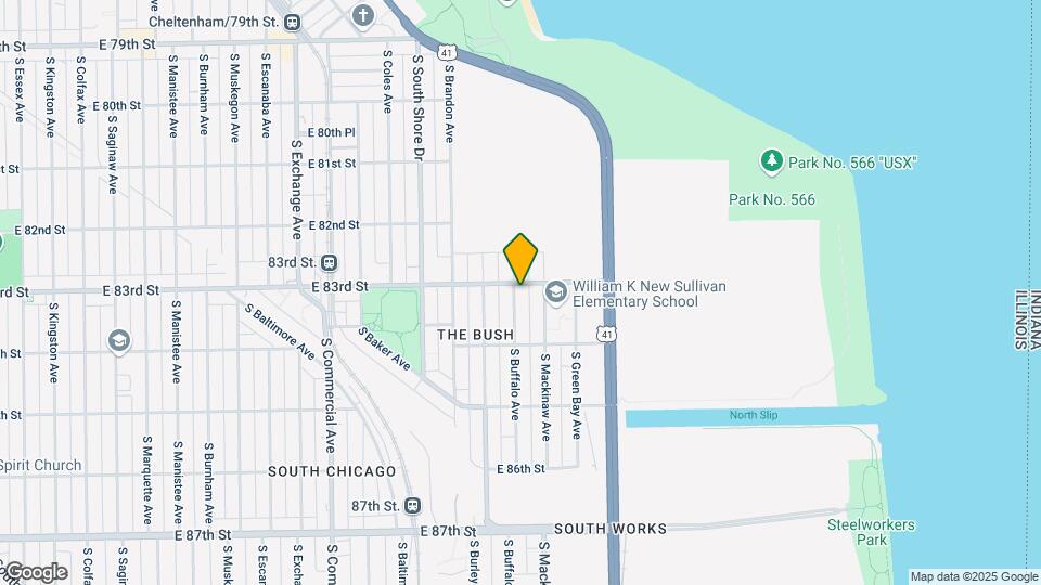 8309 S Buffalo Ave Mapa y Detalles de la Ubicación