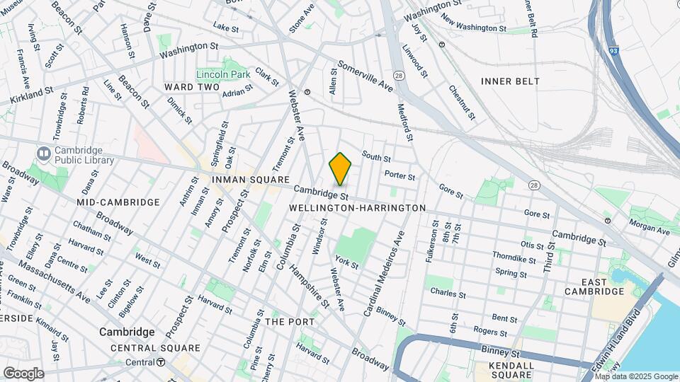 955 Cambridge St, Unit H11 Mapa y Detalles de la Ubicación