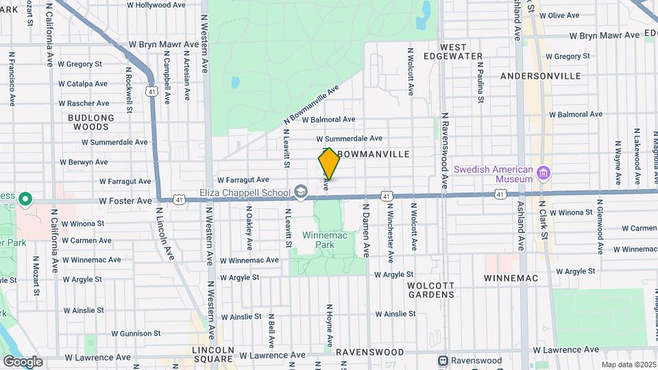 5221-5225 N Hoyne Ave Mapa y Detalles de la Ubicación