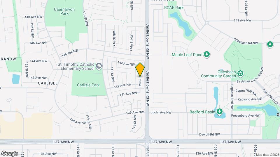 14212-14114 114 St NW Map and Location Details