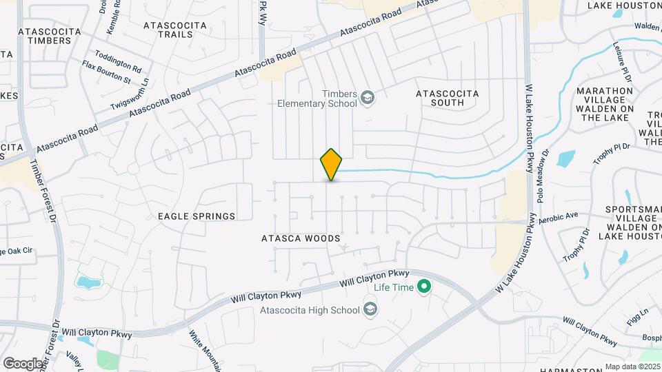 6830 Atasca Creek Dr Map and Location Details
