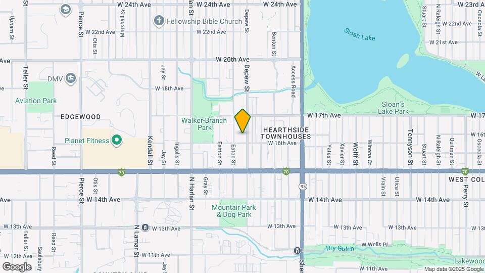 1613 Depew St Map and Location Details