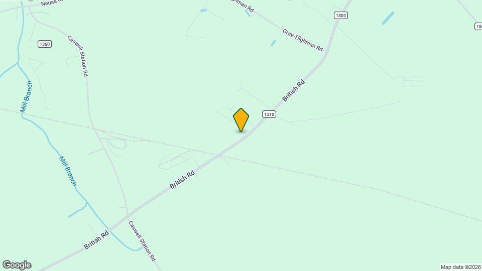 632 British Rd Map and Location Details