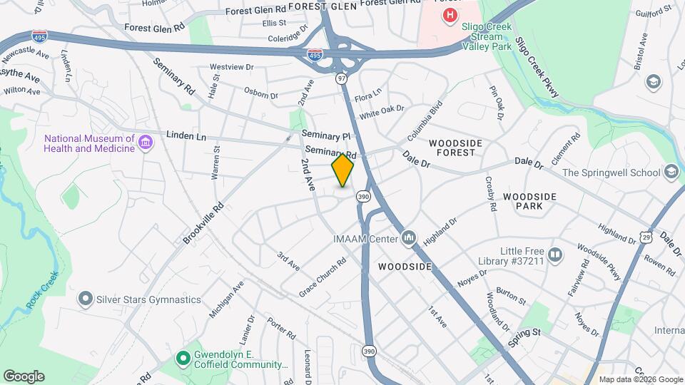 1907 Luzerne Ave Map and Location Details