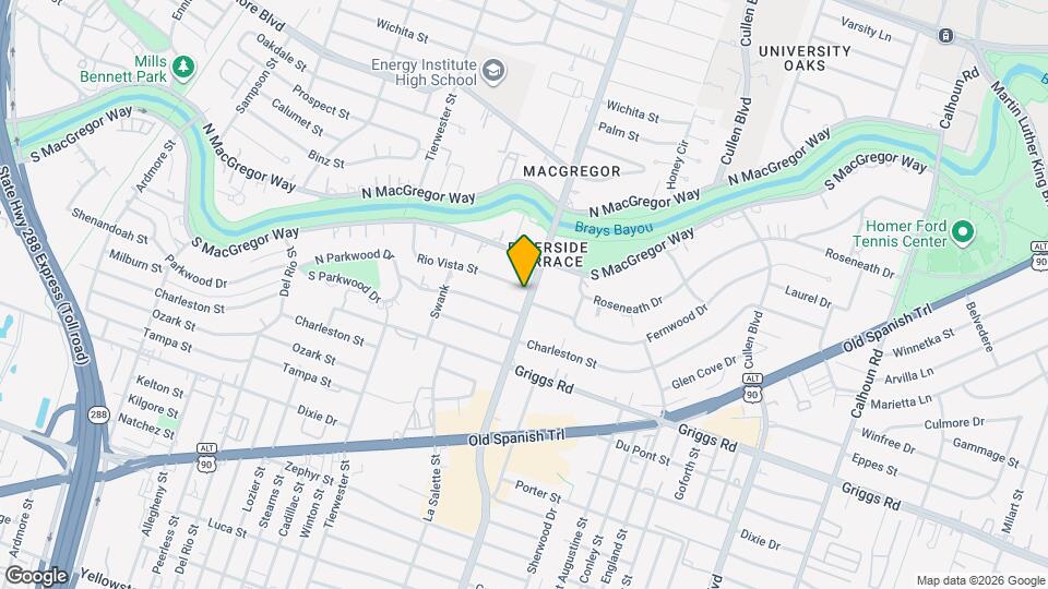 3760 Rio Vista St Map and Location Details