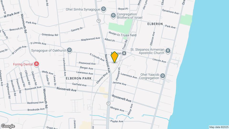 240 S Lincoln Ave Map and Location Details