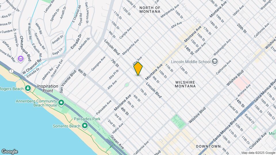 714 Lincoln Blvd, Unit Front Mapa y Detalles de la Ubicación