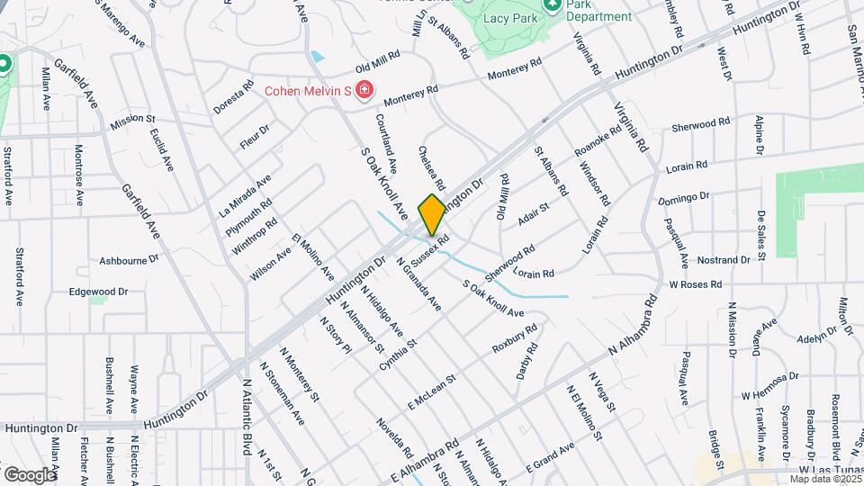 885 Sussex Rd Map and Location Details