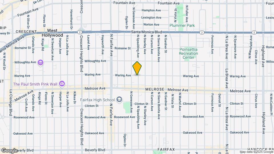 751 N Spaulding Ave Map and Location Details