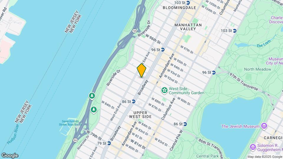 250 W 90th St, Unit 6I Mapa y Detalles de la Ubicación