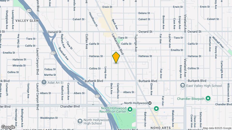 5719 Camellia Ave Map and Location Details