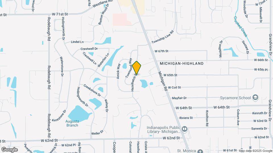 6511 Hazelhatch Dr Map and Location Details