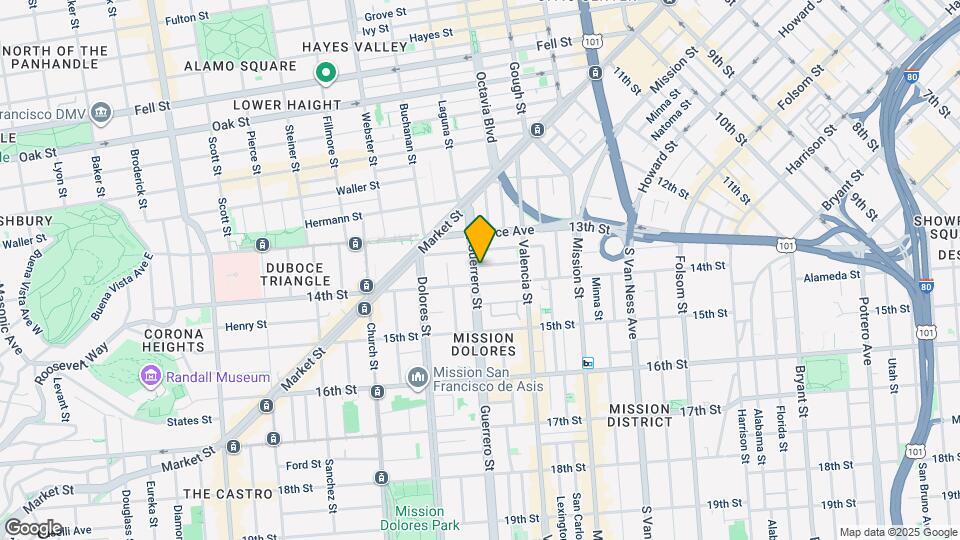 171 Guerrero St Mapa y Detalles de la Ubicación