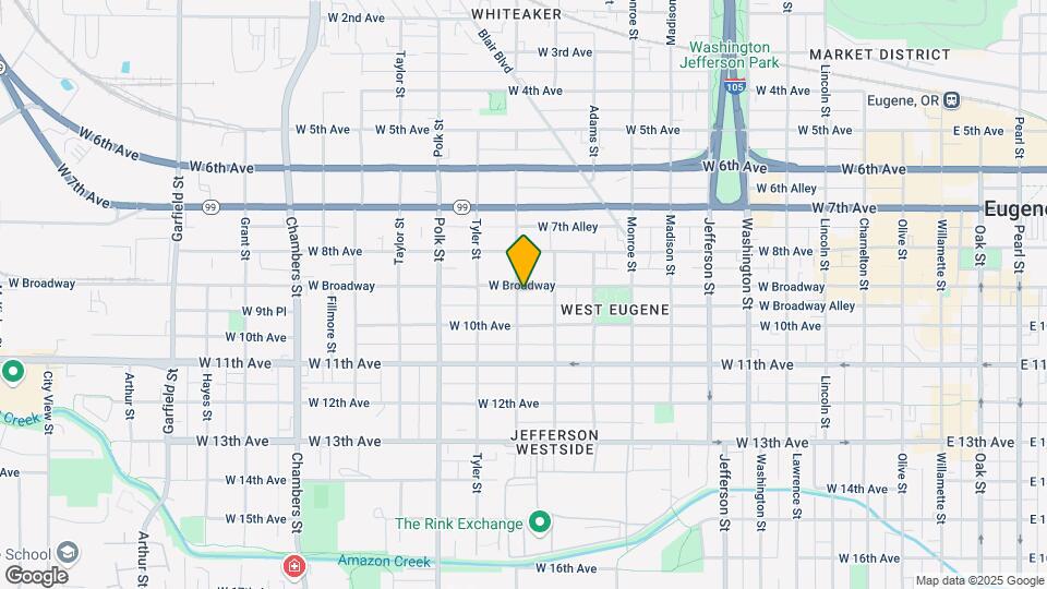 1090 W Broadway Mapa y Detalles de la Ubicación