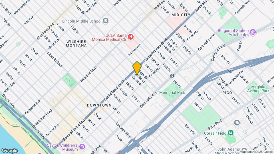 1423 Euclid St Map and Location Details