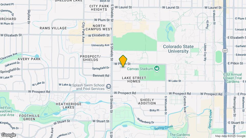 925 James Ct Map and Location Details