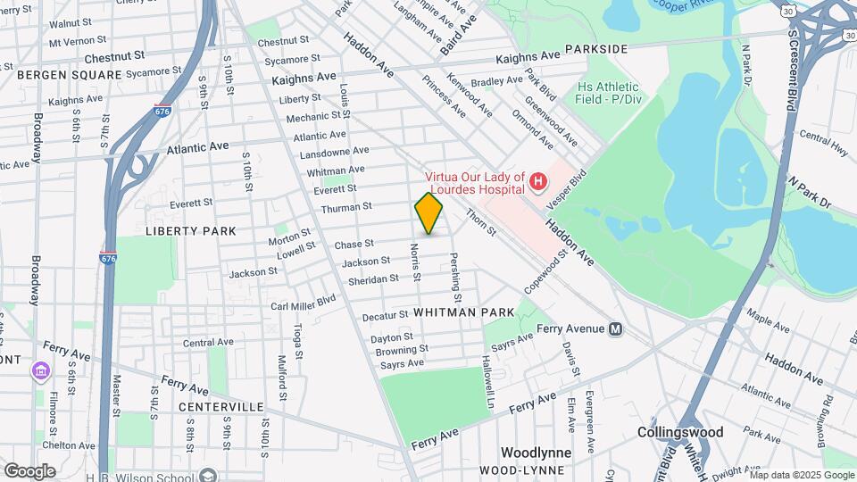 1320 Chase St Map and Location Details