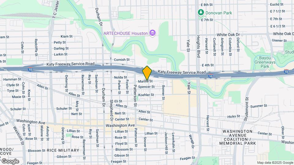 1721 Thompson St Map and Location Details