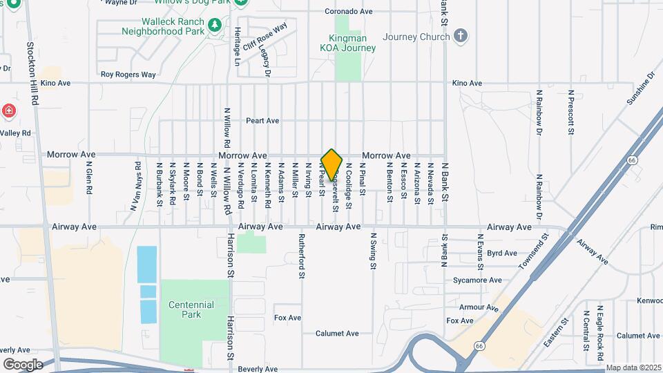 3565 N Roosevelt St Map and Location Details