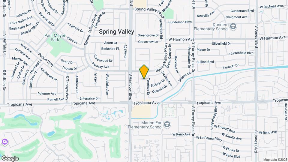 4724 Nara Vista Way Map and Location Details