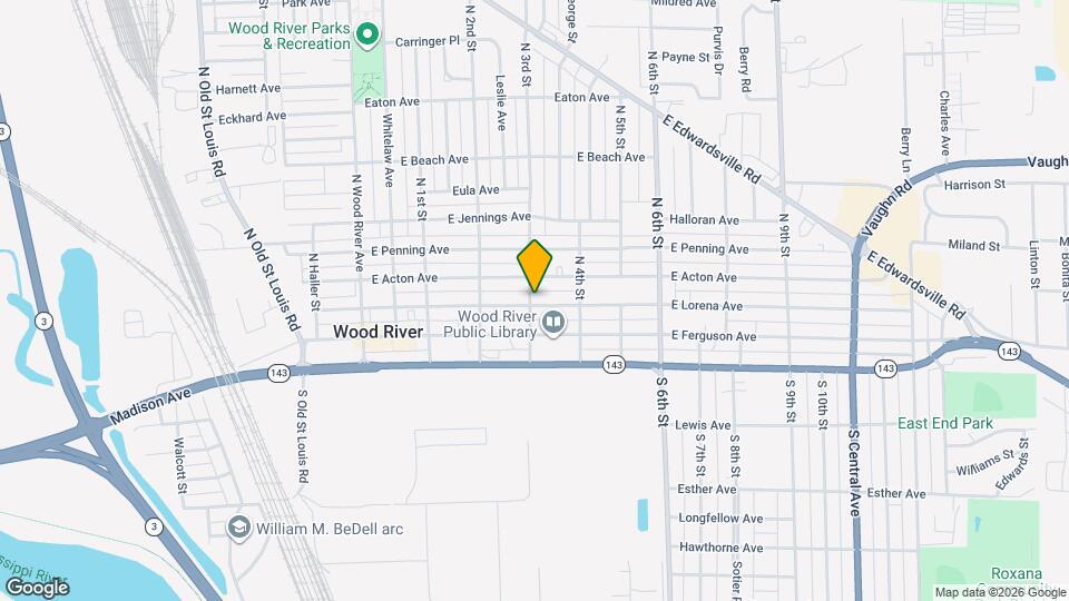 301 E Lorena Ave Map and Location Details