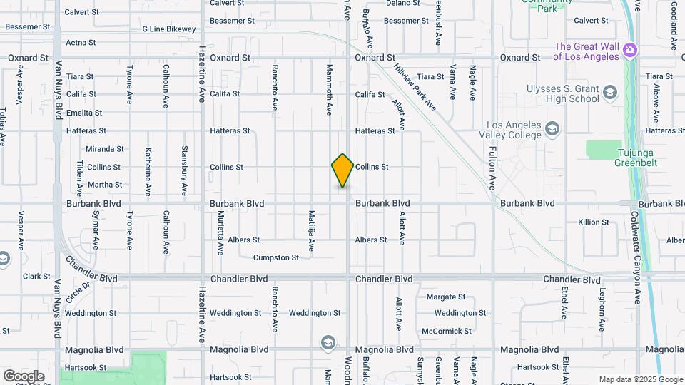 5617 Woodman Ave-Unit -101 Map and Location Details