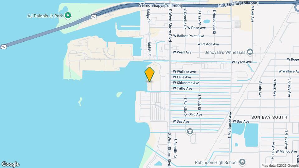 Casa Bahia at Westshore Yacht Club Map and Location Details