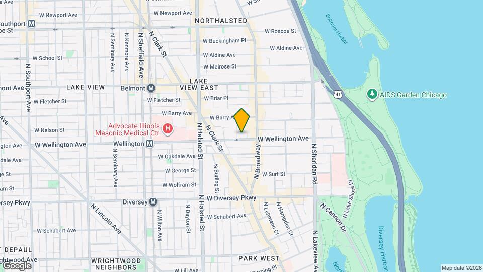 632 W Wellington Ave, Unit J07P Map and Location Details