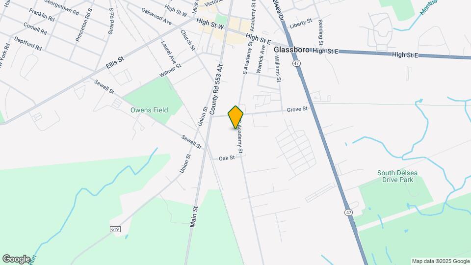 119 S Academy St Map and Location Details