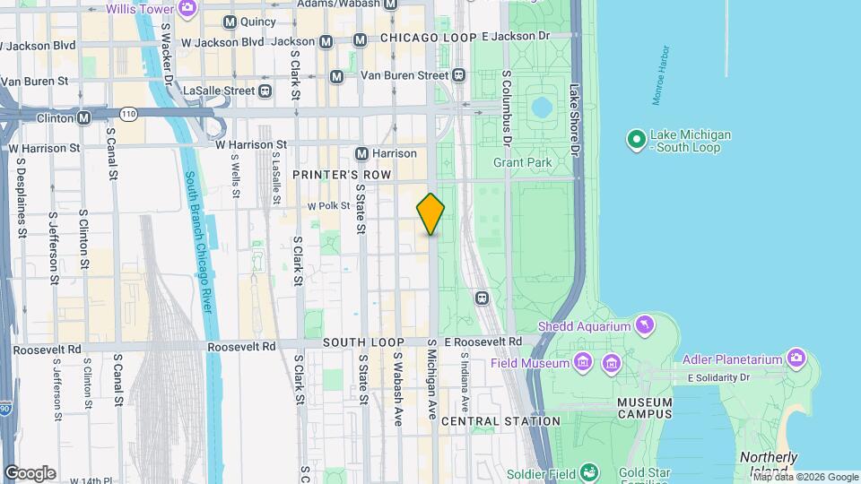 842 S Michigan Ave Mapa y Detalles de la Ubicación