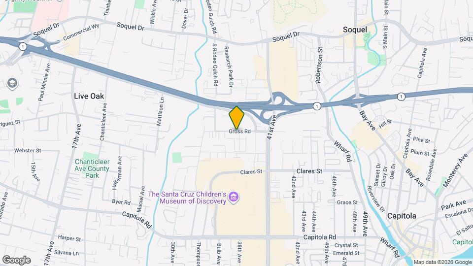 3700 Gross Rd, Unit Studio Mapa y Detalles de la Ubicación