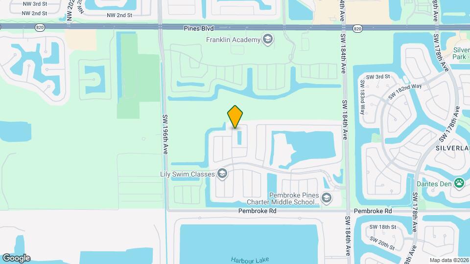 751 SW 191st Ave Map and Location Details