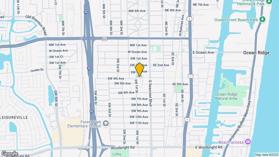 512 SW 1st St Map and Location Details
