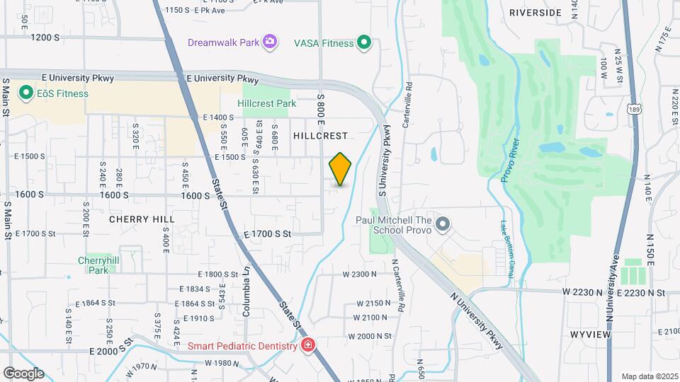 1577 S 800 E Map and Location Details