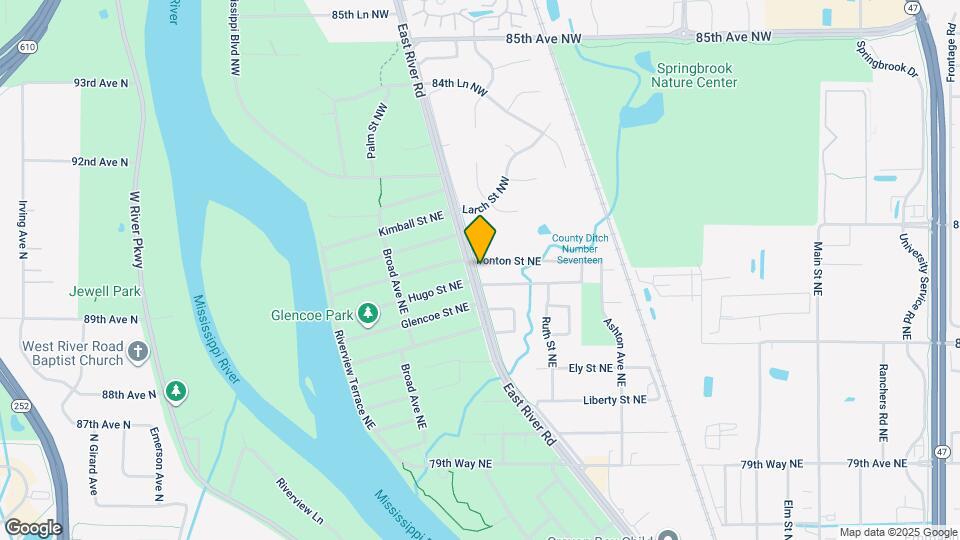 8191 E River Rd Map and Location Details