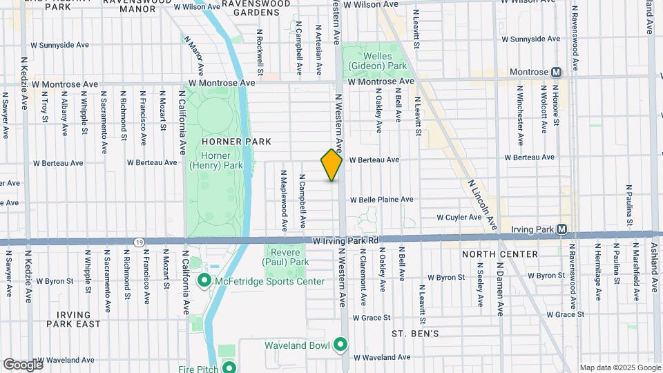 2415 W Warner Ave Map and Location Details
